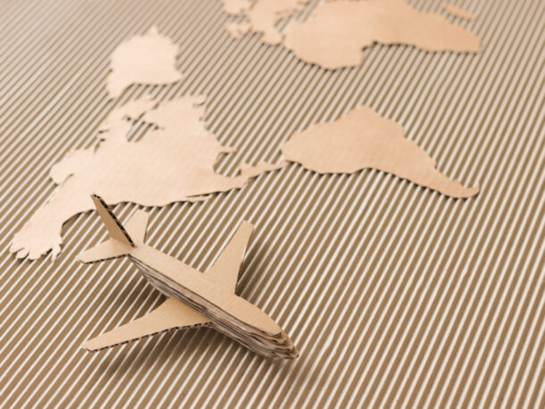 Verpackungen tragen zur Umweltverschmutzung im Luftverkehr bei